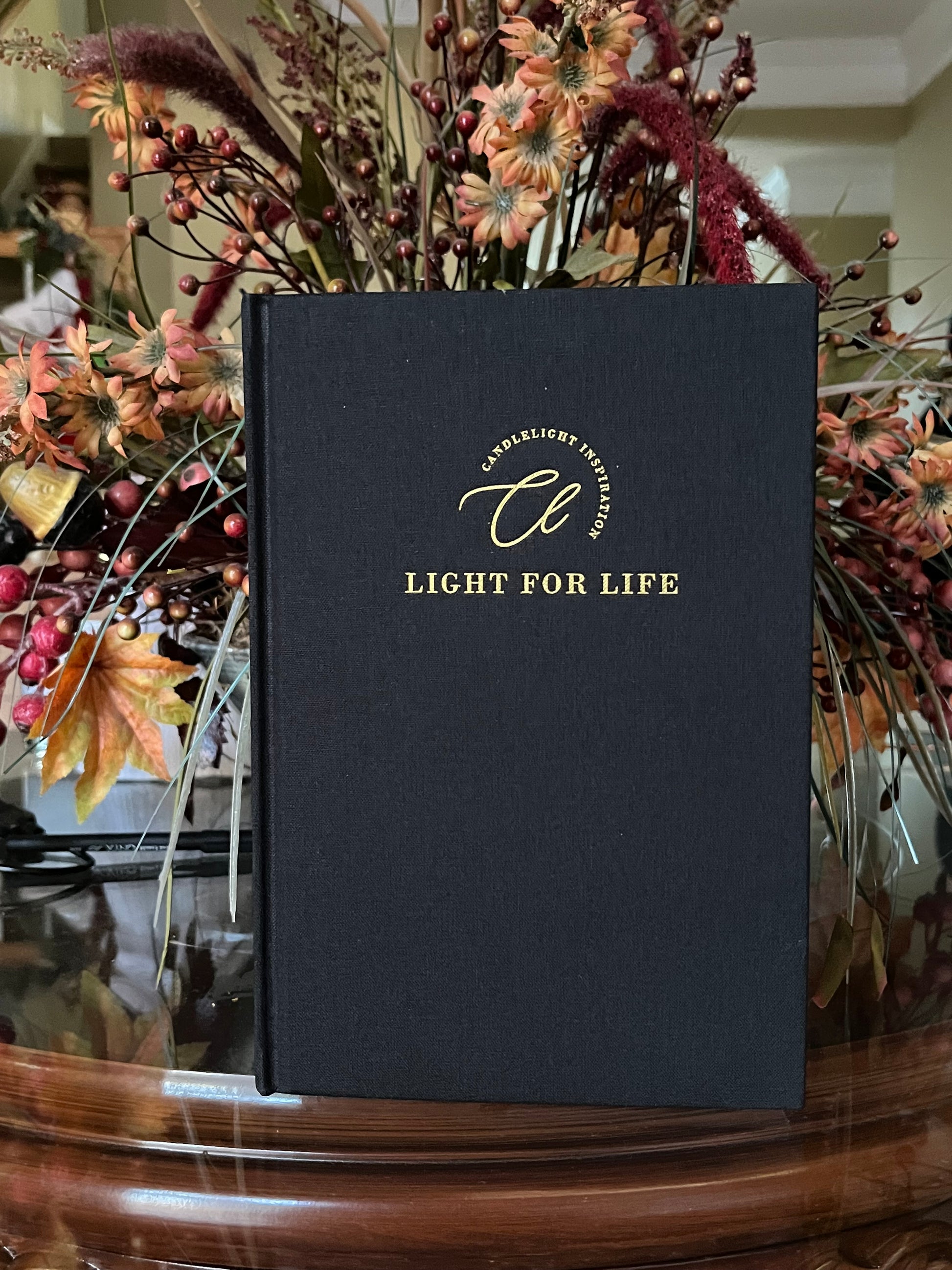 Harmony Bundle: Candle, Remembrance Journal and Wick Care Kit - Candlelight Inspiration 